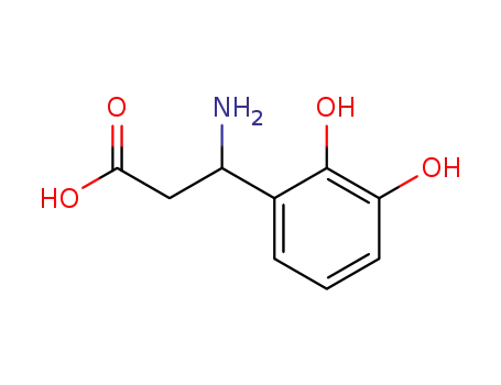 Molecular Structure of 32906-20-0 (3-AMINO-3-(2,3-DIHYDROXY-PHENYL)-PROPIONIC ACID)