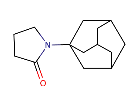 Molecular Structure of 3716-62-9 (1-(1-ADAMANTYL)PYRROLIDIN-2-ONE)