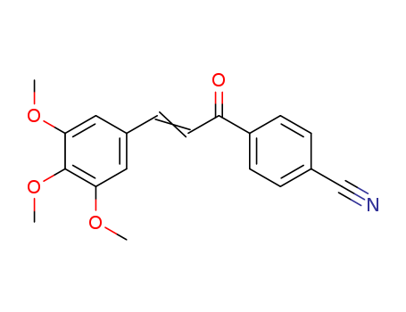 Benzonitrile,4-[1-oxo-3-(3,4,5-trimethoxyphenyl)-2-propen-1-yl]-