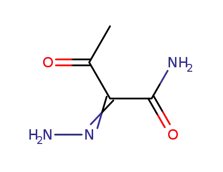 부티르아미드, 2,3-디옥소-, 2-히드라존(7CI,8CI)