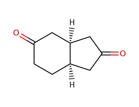 (+/-)-cis-bicyclo<4.3.0>nonane-3,8-dione
