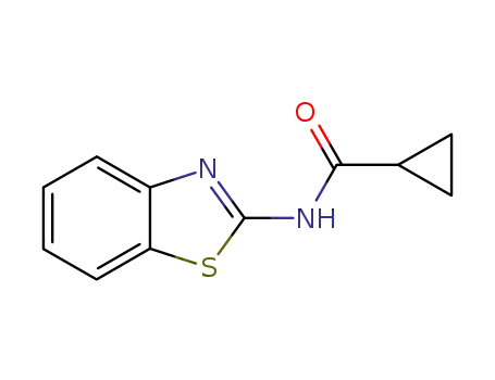 시클로프로판카르복사미드, N-2-벤조티아졸릴-(8CI,9CI)