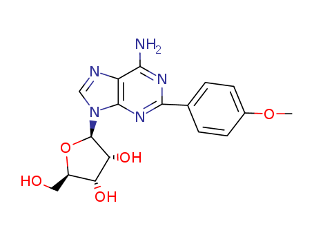 Adenosine,2-(4-methoxyphenyl)- (9CI) cas  37151-17-0