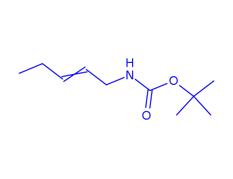 카르밤산, 2-펜테닐-, 1,1-디메틸에틸 에스테르(9CI)