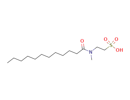 Molecular Structure of 3737-57-3 (N-lauroyl-N-methyltaurine)