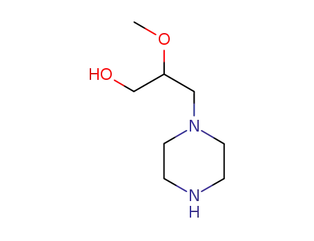 Molecular Structure of 329217-41-6 (1-Piperazinepropanol,-bta--methoxy-(9CI))