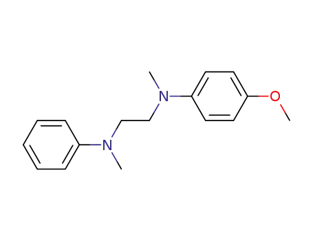 Molecular Structure of 32869-57-1 (N-(4-Methoxyphenyl)-N,N'-dimethyl-N'-phenyl-1,2-ethanediamine)