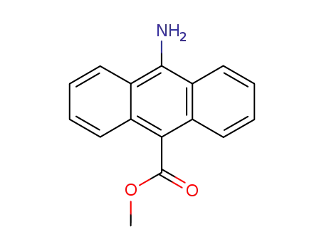 Molecular Structure of 79693-15-5 (methyl 10-amino-9-anthracenecarboxylate)