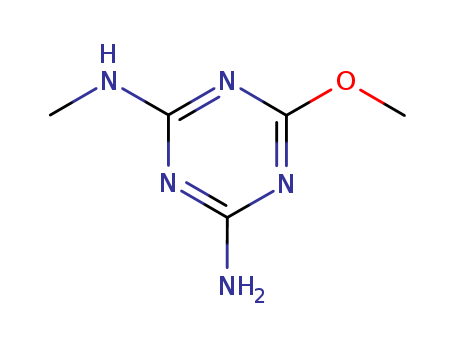 2-Methoxy-4-amino-6-methylamino-1,3,5-triazine