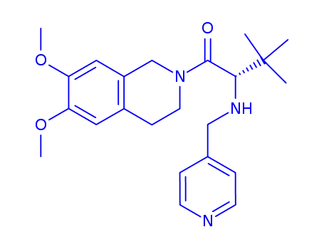 (2S)-1-(3,4-ジヒドロ-6,7-ジメトキシ-2(1H)-イソキノリニル)-3,3-ジメチル-2-[(4-ピリジニルメチル)アミノ]-1-ブタノン?塩酸塩