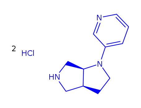 피롤로[3,4-b]피롤, 옥타히드로-1-(3-피리디닐)-, 염산염 (1:2), (3aS,6aS)-