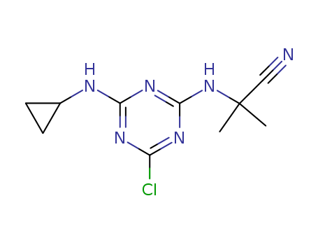 Propanenitrile,2-[[4-chloro-6-(cyclopropylamino)-1,3,5-triazin-2-yl]amino]-2-methyl-