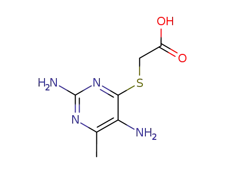 (2,5-diamino-6-methyl-pyrimidin-4-ylmercapto)-acetic acid