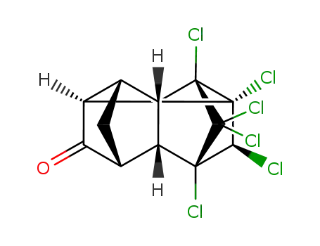 3b,4,5,6,6,6a-hexachlorodecahydro-3H-2,5,7-(methanetriyl)cyclopenta[a]pentalen-3-one