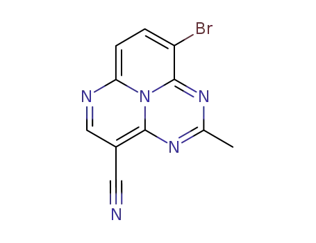9-Bromo-2-methyl-1,3,6,9b-tetraazaphenalene-4-carbonitrile