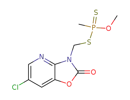 S-[(6-chloro-2-oxo[1,3]oxazolo[4,5-b]pyridin-3(2H)-yl)methyl] O-methyl methylphosphonodithioate