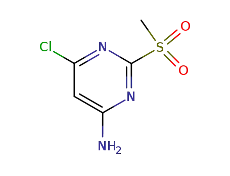 4-amino-6-chloro-2-methylsulphonylpyrimidine