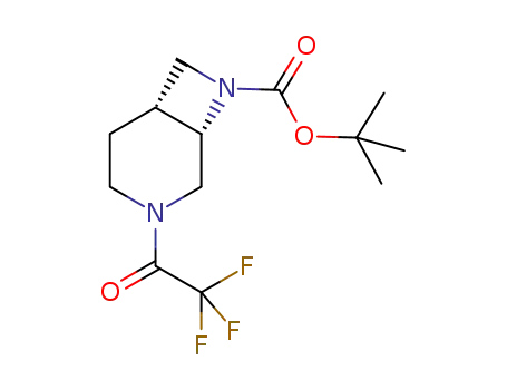 (1S,6R)-3-(2,2,2-trifluoro-acetyl)-3,8-diaza-bicyclo[4.2.0]octane-8-carboxylic acid tert-butyl ester