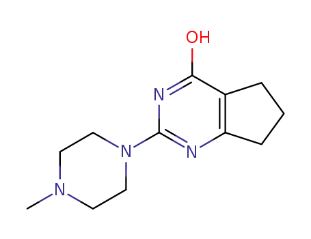Molecular Structure of 33017-97-9 (3-(4-methylpiperazin-1-yl)-2,4-diazabicyclo[4.3.0]nona-3,10-dien-5-one)