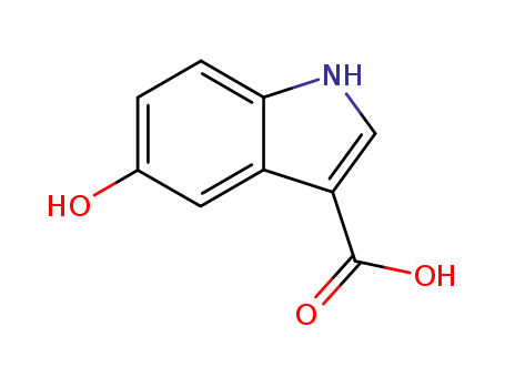 Molecular Structure of 3705-21-3 (5-HYDROXYINDOLE-3-CARBOXYLIC ACID)