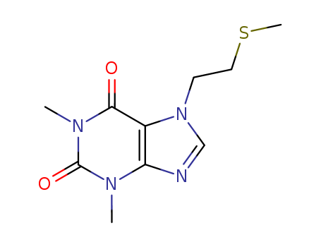 1H-Purine-2,6-dione, 3,7-dihydro-1,3-dimethyl-7-[2-(methylthio)ethyl]-