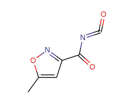 Molecular Structure of 37071-01-5 (3-Isoxazolecarbonylisocyanate,5-methyl-(9CI))