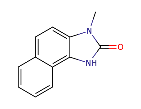 Molecular Structure of 33158-45-1 (2H-Naphth[1,2-d]imidazol-2-one,1,3-dihydro-3-methyl-(8CI,9CI))