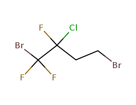 Molecular Structure of 378-13-2 (2-Chloro-1,4-dibromo-1,1,2-trifluorobutane)