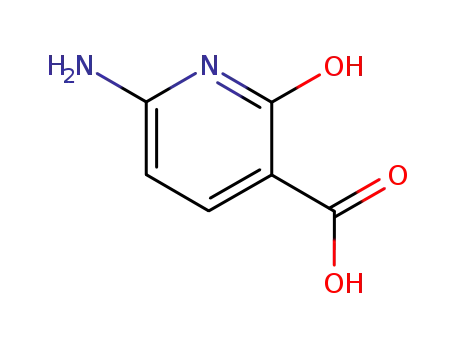 Molecular Structure of 33053-69-9 (6-Amino-2-hydroxynicotinic acid)