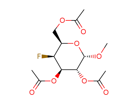 메틸2,3,6-트리-O-아세틸-4-데옥시-4-플루오로-αD-갈락토피라노시드