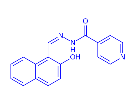 2-HYDROXY-1-NAPHTHALDEHYDE ISONICOTINOYL HYDRAZONE