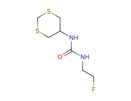 Urea,N-1,3-dithian-5-yl-N'-(2-fluoroethyl)- cas  33021-89-5