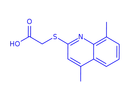 (4,8-DIMETHYL-QUINOLIN-2-YLSULFANYL)-ACETIC ACID