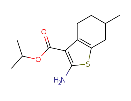 Propan-2-yl 2-amino-6-methyl-4,5,6,7-tetrahydro-1-benzothiophene-3-carboxylate