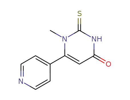2,3-ジヒドロ-1-メチル-6-(4-ピリジニル)-2-チオキソピリミジン-4(1H)-オン