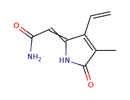 2-[(2Z)-3-ethenyl-4-methyl-5-oxo-2,5-dihydro-1H-pyrrol-2-ylidene]acetamide
