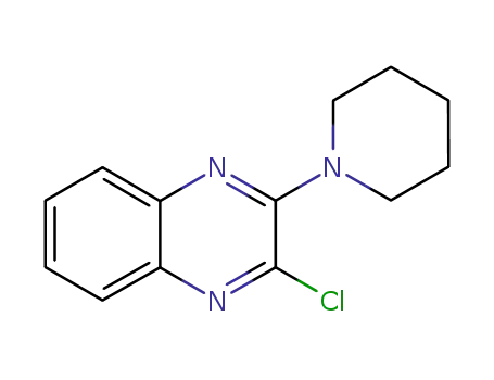 Molecular Structure of 32998-26-8 (2-chloro-3-(1-piperidyl)quinoxaline)