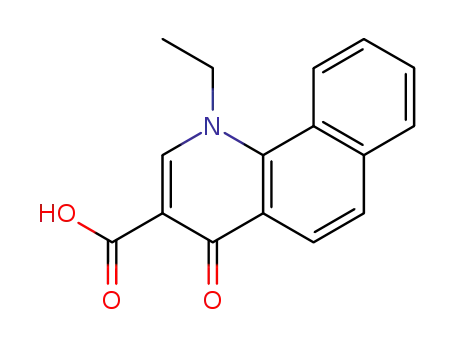 Molecular Structure of 33028-62-5 (1-ethyl-4-oxo-1,4-dihydrobenzo[h]quinoline-3-carboxylic acid)