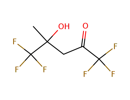 Molecular Structure of 649-65-0 (1,1,1,5,5,5-HEXAFLUORO-2-HYDROXY-2-METHYLPENTAN-4-ONE)