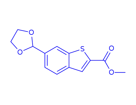 methyl 6-(1,3-dioxolan-2-yl)-1-benzothiophene-2-carboxylate