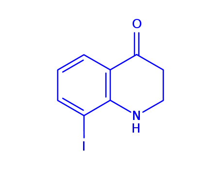 Molecular Structure of 328546-78-7 (8-IODO-2,3-DIHYDROQUINOLIN-4(1H)-ONE)