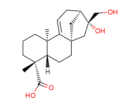 ent-16beta,17-dihydroxy-9（11)-kauren-19-oic acid[55483-24-4]