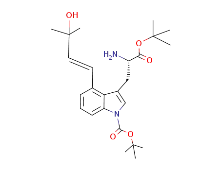 (S,E)-tert-butyl 3-(2-amino-3-tert-butoxy-3-oxopropyl)-4-(3-hydroxy-3-methylbut-1-enyl)-1H-indole-1-carboxylate