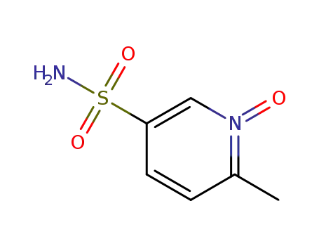 Molecular Structure of 33003-64-4 (3-Pyridinesulfonamide,6-methyl-,1-oxide(8CI))