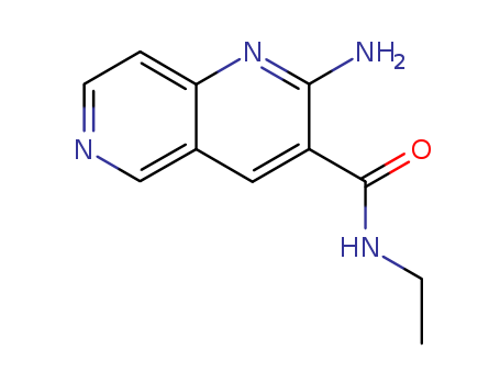 1,6-Naphthyridine-3-carboxamide,2-amino-N-ethyl- cas  37486-00-3