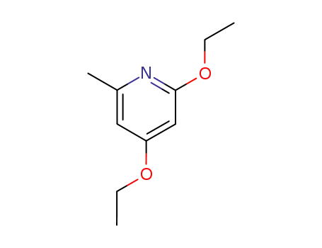 Molecular Structure of 856834-08-7 (2,4-diethoxy-6-methyl-pyridine)