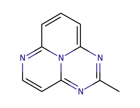 Molecular Structure of 37550-68-8 (2-Methyl-1,3,6,9b-tetraazaphenalene)