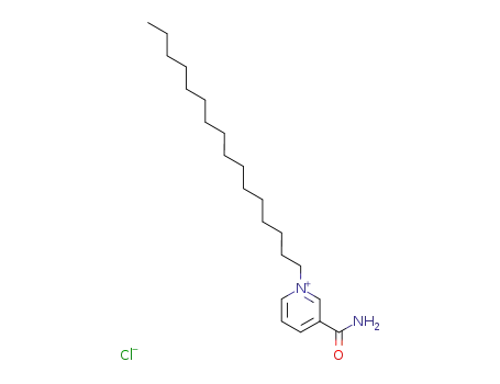 Molecular Structure of 63906-10-5 (3-carbamoyl-1-hexadecylpyridinium chloride)