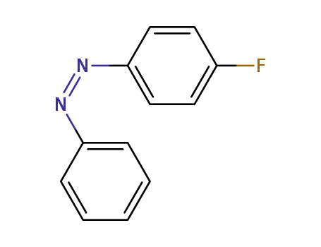 Molecular Structure of 331-99-7 ((Z)-4-Fluoroazobenzene)