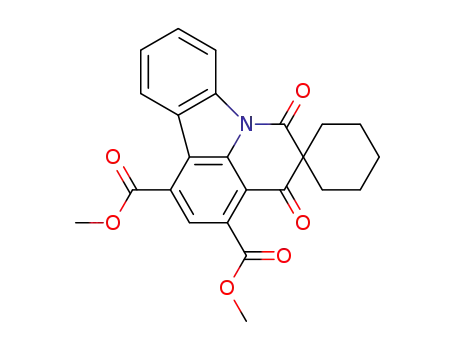dimethyl 4,6-dioxo-5,6-dihydro-4H-pyrido<3,2,1-jk>carbazole-5-spirocyclohexane-1,3-dicarboxylate